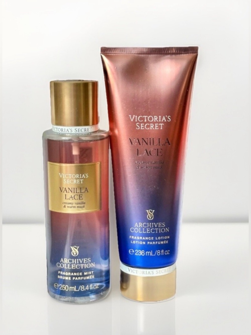 VS vanilla lace lotion & mist set 🤍🩶
